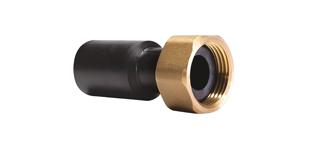 Gerader Anschluss HDPE PE100RC/SDR11 Innengewinde
